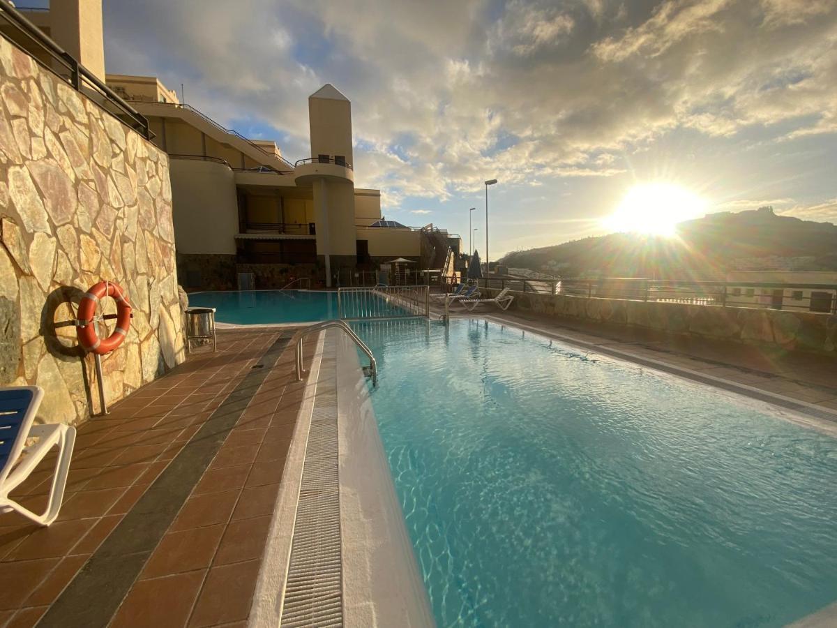 Modern House With Large Chill Out Terrace And Jacuzzi Lägenhet Puerto Rico  Exteriör bild